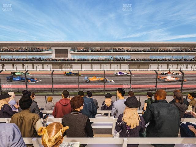 Circuit of The Americas - Section Main Grandstand Trackside East 119 Seat View