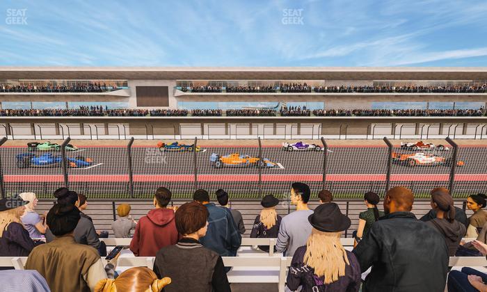 Circuit of The Americas - Section Main Grandstand Trackside East 119 Seat View