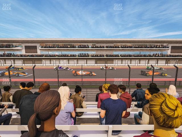Circuit of The Americas - Section Main Grandstand Trackside East 120 Seat View