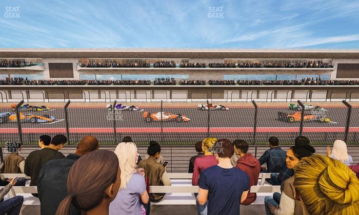 Circuit of The Americas - Section Main Grandstand Trackside East 120 Seat View
