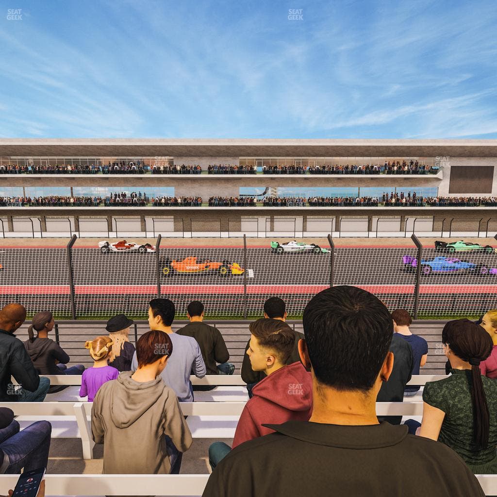 Circuit of The Americas - Section Main Grandstand Trackside East 121 Seat View
