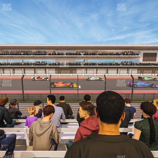 Circuit of The Americas - Section Main Grandstand Trackside East 121 Seat View
