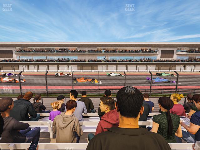 Circuit of The Americas - Section Main Grandstand Trackside East 121 Seat View