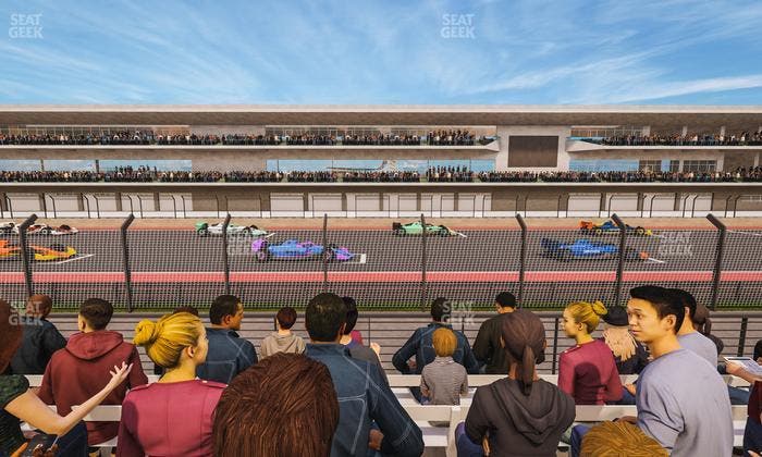 Circuit of The Americas - Section Main Grandstand Trackside East 122 Seat View