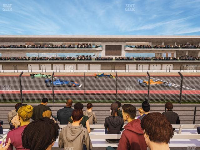 Circuit of The Americas - Section Main Grandstand Trackside East 123 Seat View