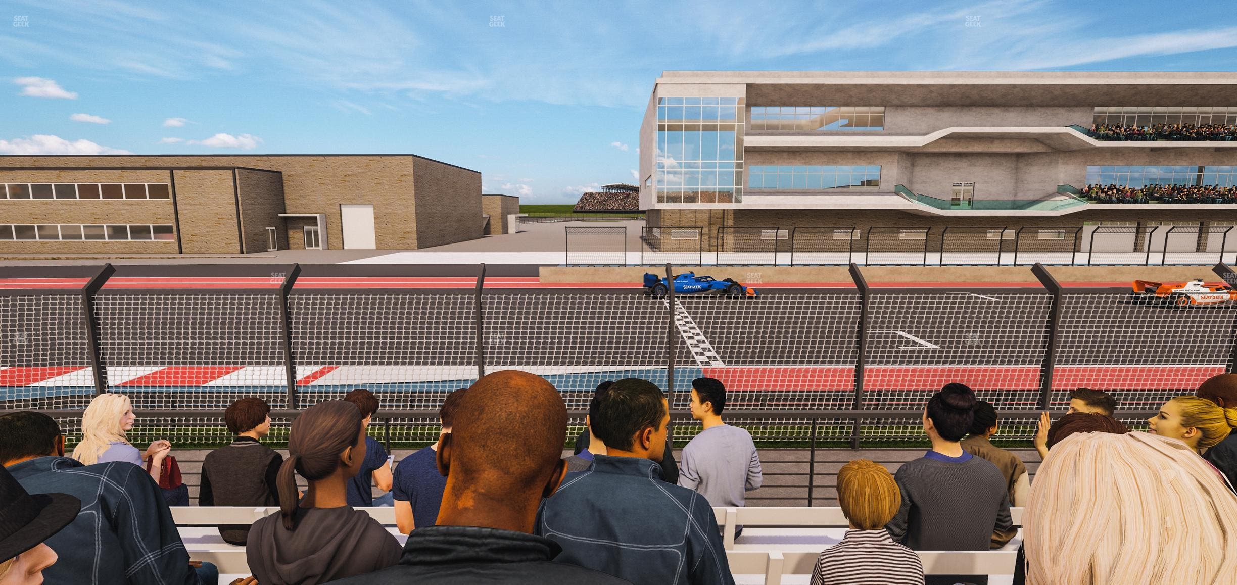 Circuit of The Americas - Section Main Grandstand Trackside West 101 Seat View