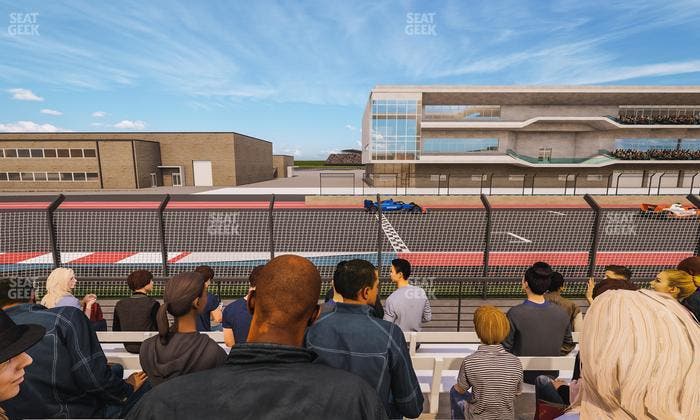 Circuit of The Americas - Section Main Grandstand Trackside West 101 Seat View