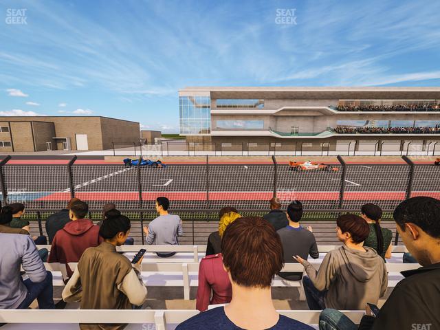 Circuit of The Americas - Section Main Grandstand Trackside West 102 Seat View