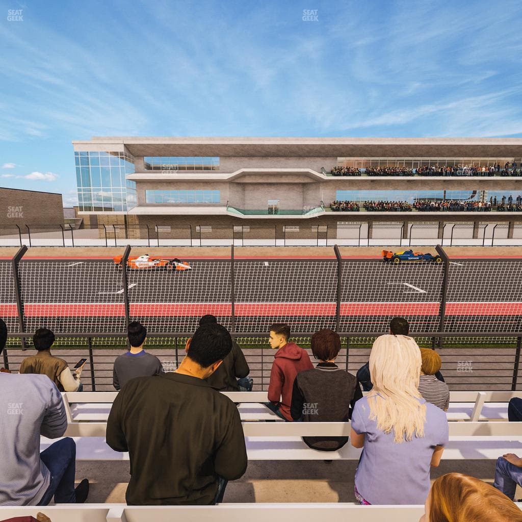 Circuit of The Americas - Section Main Grandstand Trackside West 103 Seat View