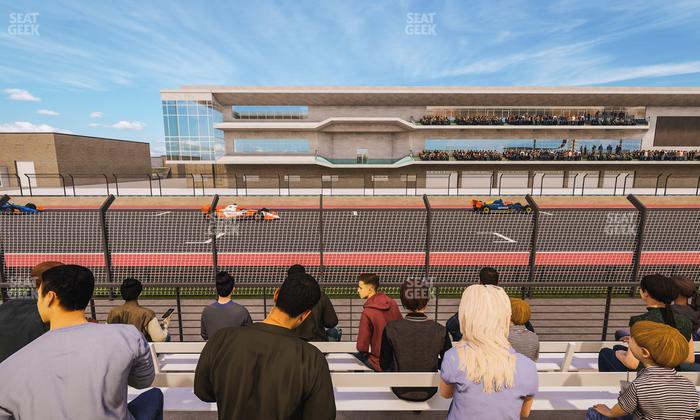 Circuit of The Americas - Section Main Grandstand Trackside West 103 Seat View