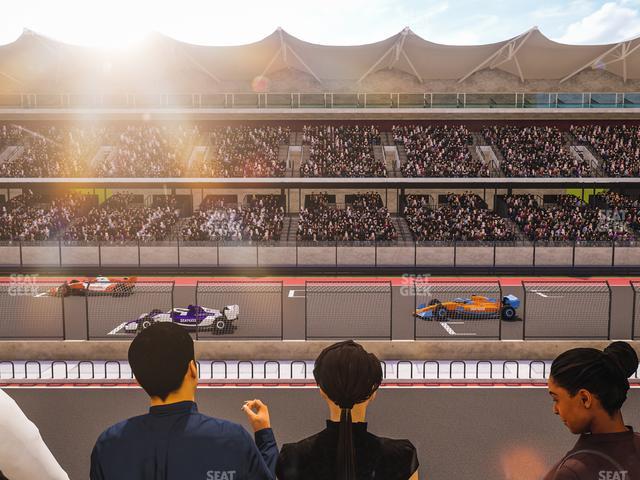 Circuit of The Americas - Section Paddock Club Seat View