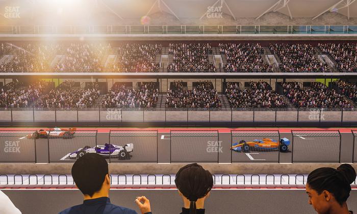 Circuit of The Americas - Section Paddock Club Seat View