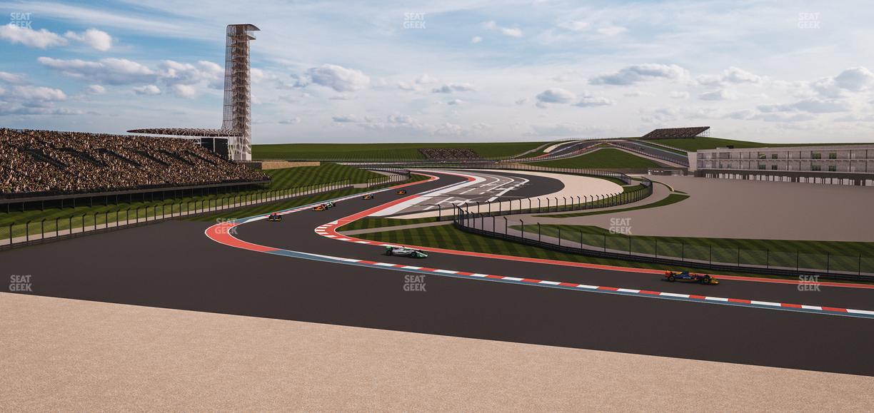 Circuit of The Americas - Section Plaza Club Seat View