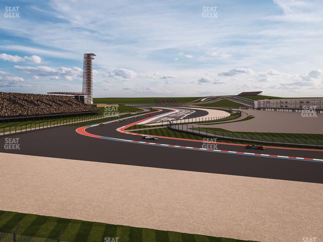 Circuit of The Americas - Section Plaza Club Seat View
