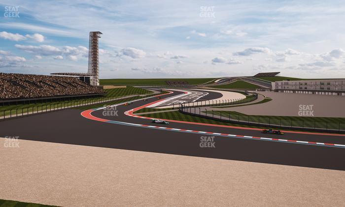 Circuit of The Americas - Section Plaza Club Seat View