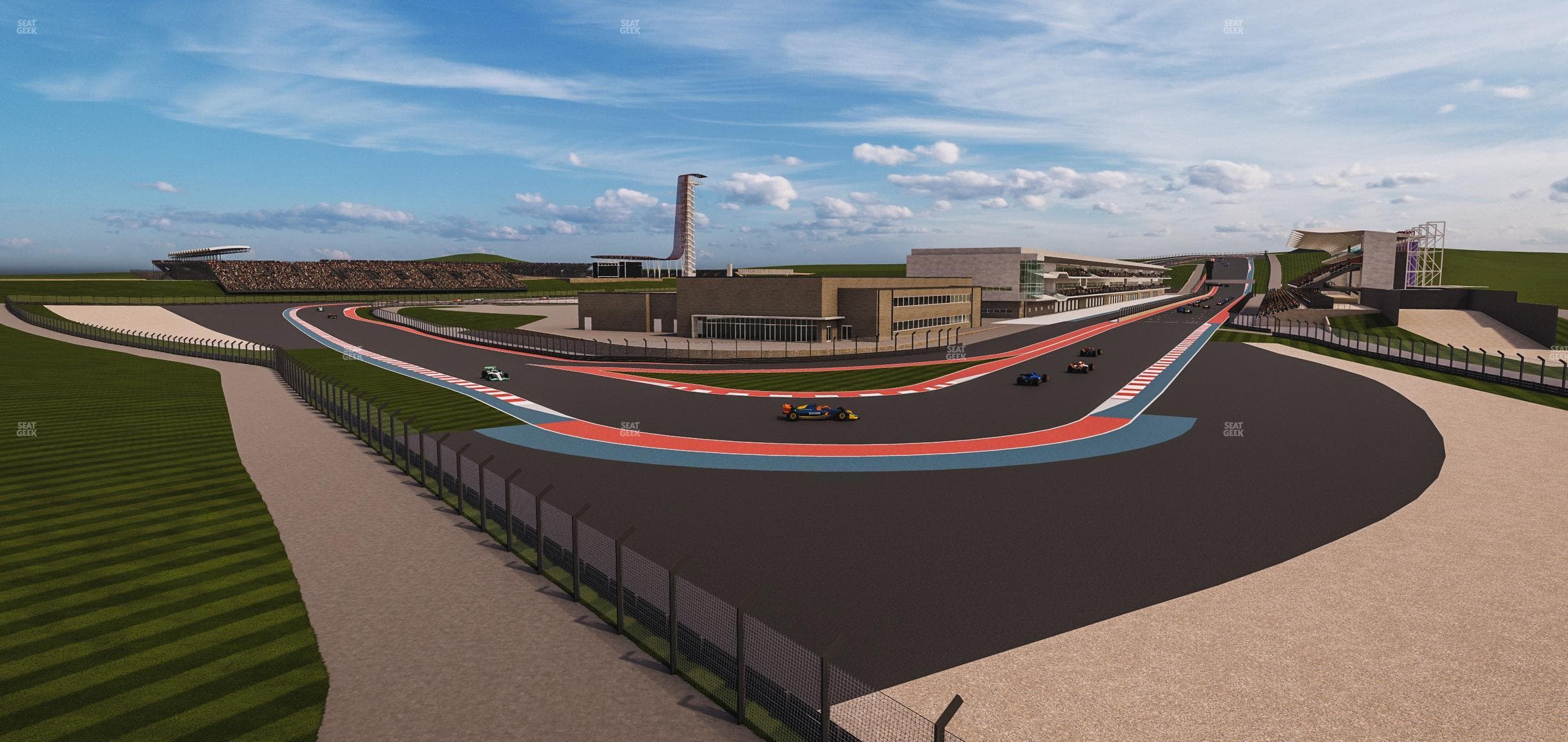 Circuit of The Americas - Section Podium Club Seat View