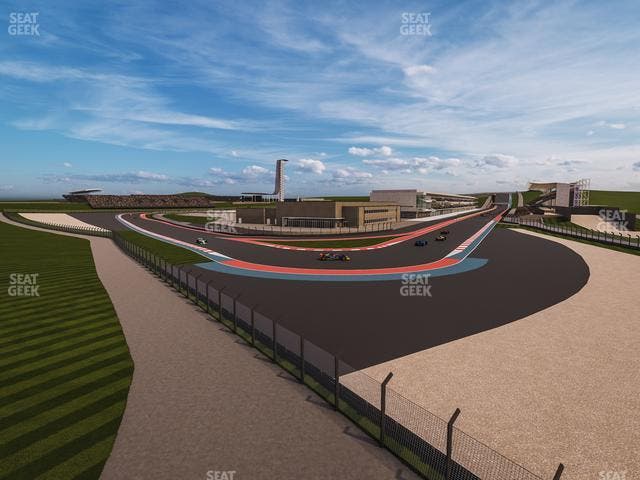 Circuit of The Americas - Section Podium Club Seat View