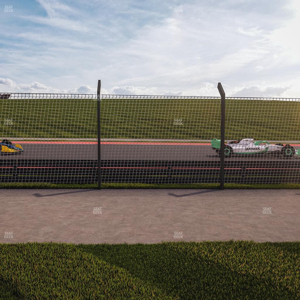 Circuit of The Americas - Section Trackside Rv Parking Seat View