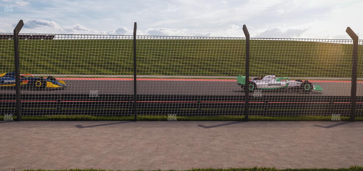Circuit of The Americas - Section Trackside Rv Parking Seat View
