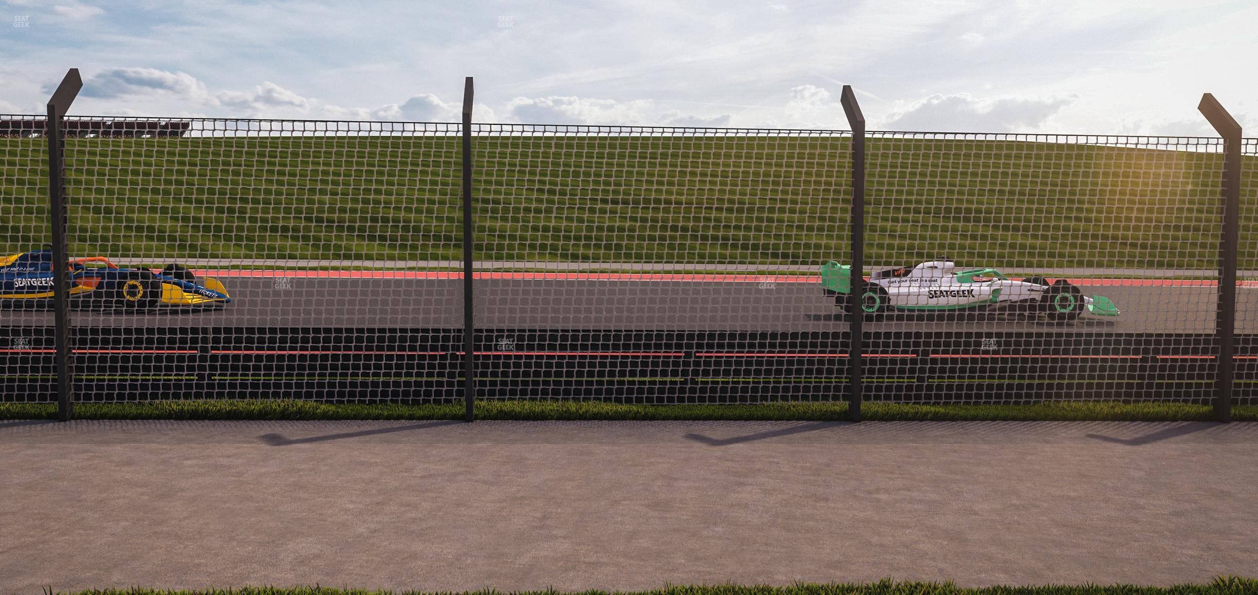 Circuit of The Americas - Section Trackside Rv Parking Seat View