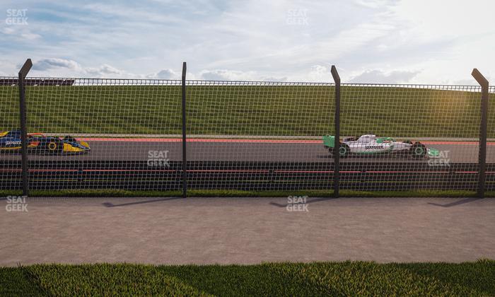 Circuit of The Americas - Section Trackside Rv Parking Seat View