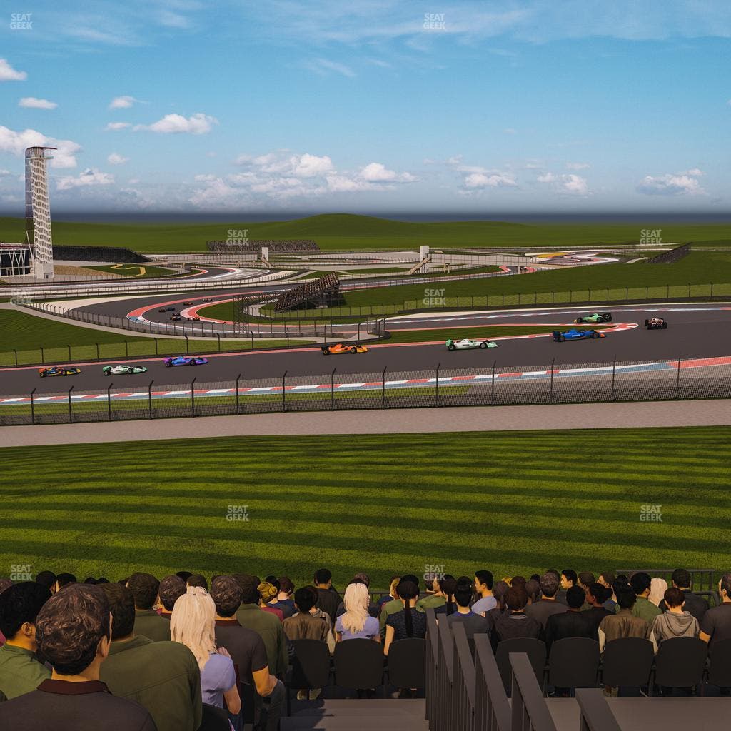 Circuit of The Americas - Section Turn 1 Grandstand 1 Seat View