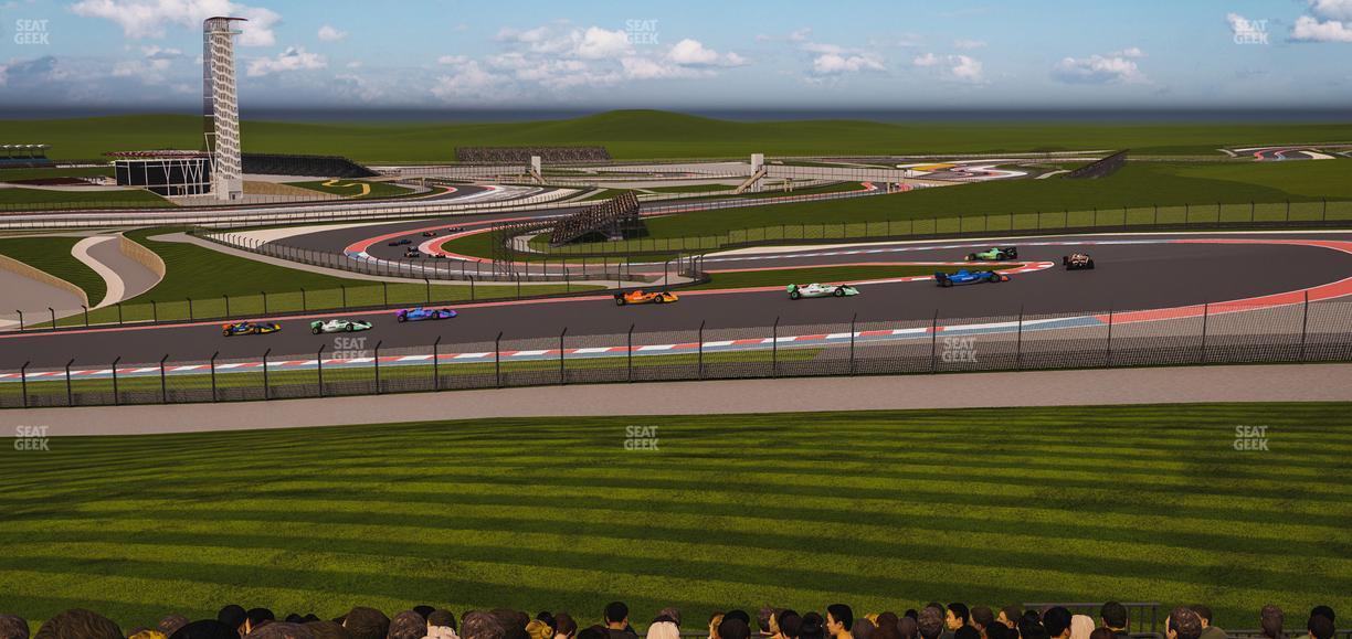 Circuit of The Americas - Section Turn 1 Grandstand 1 Seat View