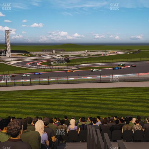 Circuit of The Americas - Section Turn 1 Grandstand 1 Seat View