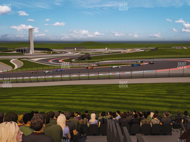 Circuit of The Americas - Section Turn 1 Grandstand 1 Seat View