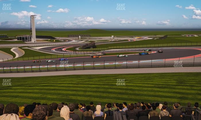 Circuit of The Americas - Section Turn 1 Grandstand 1 Seat View