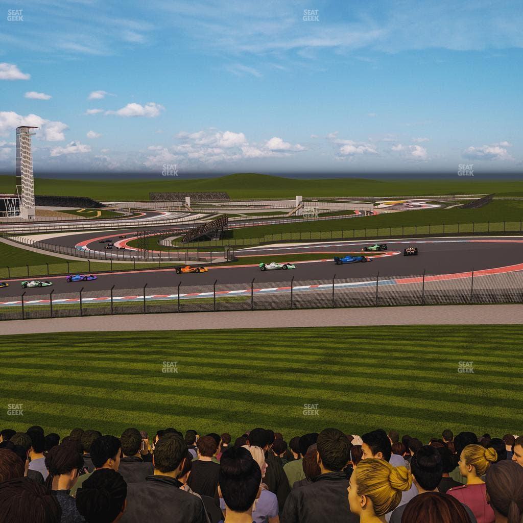 Circuit of The Americas - Section Turn 1 Grandstand 2 Seat View