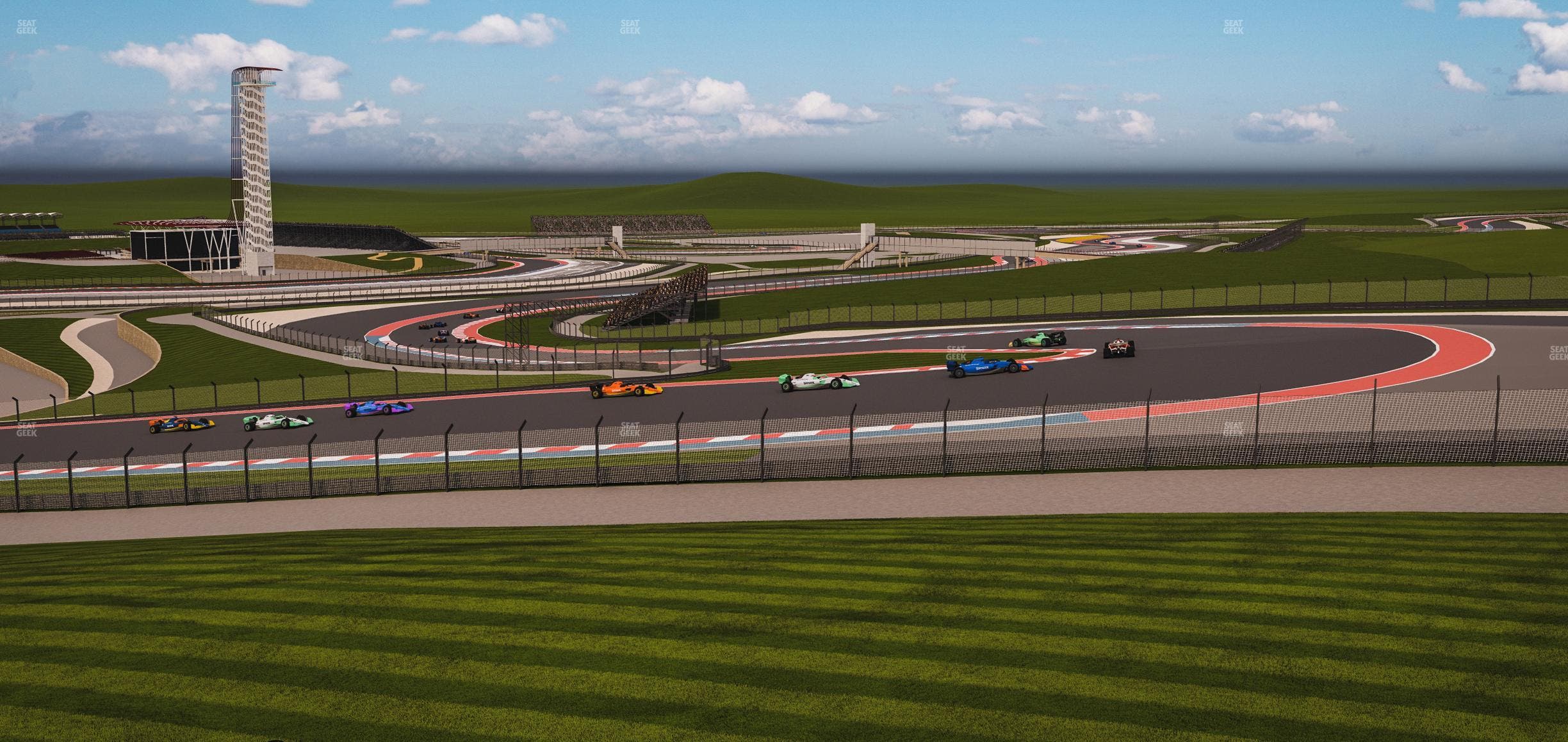 Circuit of The Americas - Section Turn 1 Grandstand 2 Seat View