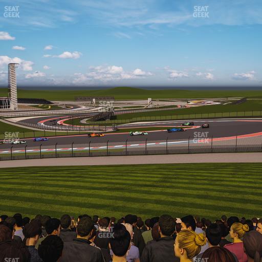 Circuit of The Americas - Section Turn 1 Grandstand 2 Seat View