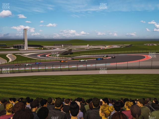 Circuit of The Americas - Section Turn 1 Grandstand 2 Seat View