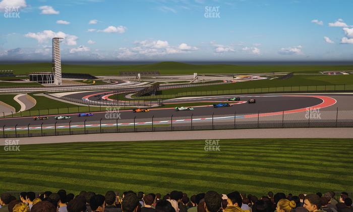 Circuit of The Americas - Section Turn 1 Grandstand 2 Seat View