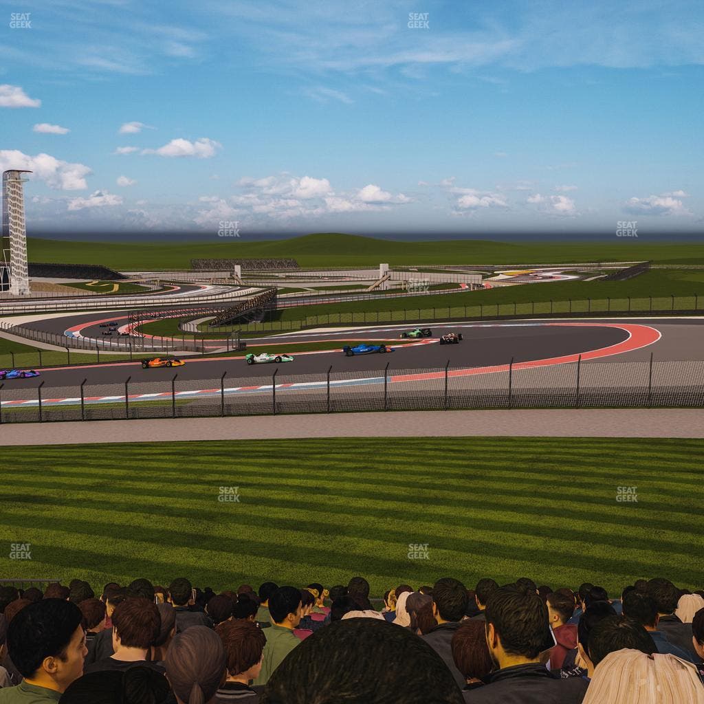 Circuit of The Americas - Section Turn 1 Grandstand 3 Seat View