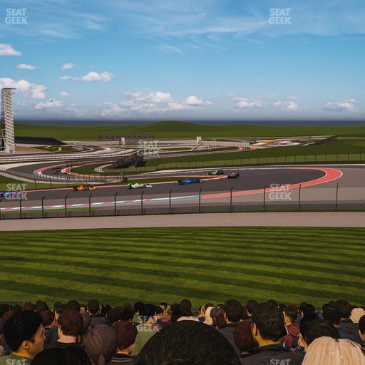 Circuit of The Americas - Section Turn 1 Grandstand 3 Seat View