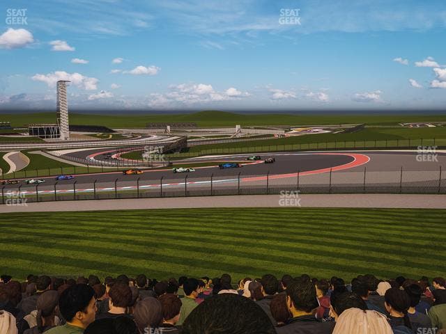 Circuit of The Americas - Section Turn 1 Grandstand 3 Seat View