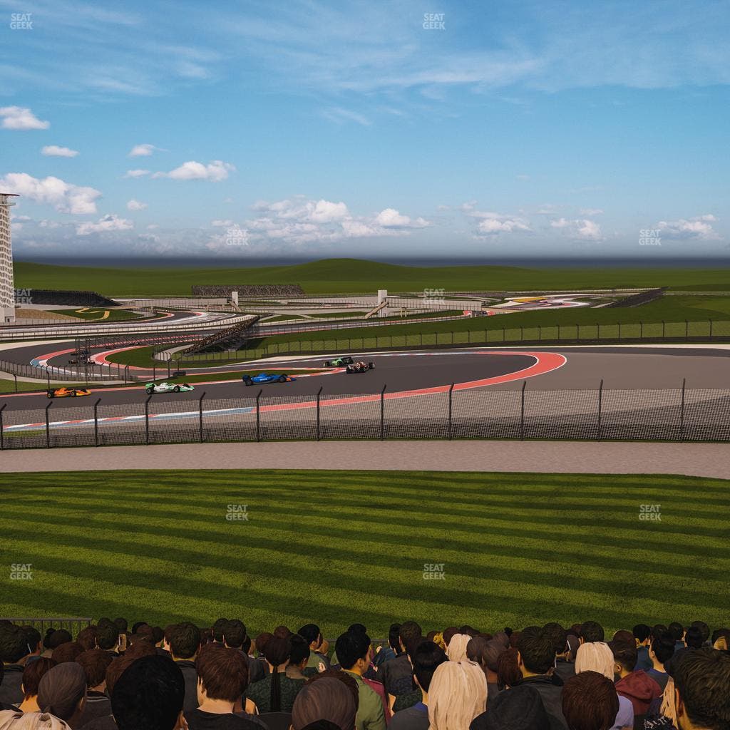 Circuit of The Americas - Section Turn 1 Grandstand 4 Seat View