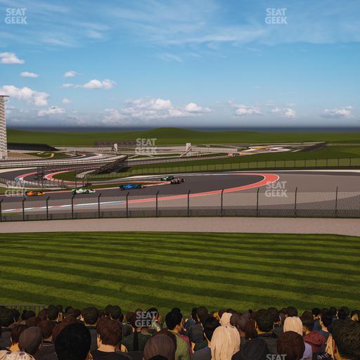 Circuit of The Americas - Section Turn 1 Grandstand 4 Seat View