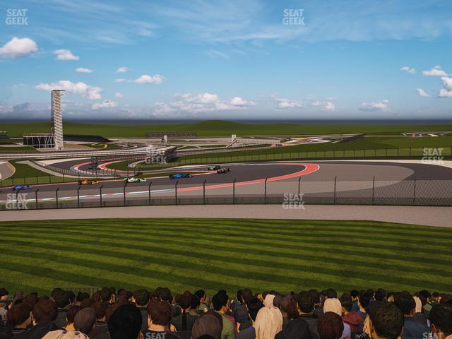 Circuit of The Americas - Section Turn 1 Grandstand 4 Seat View