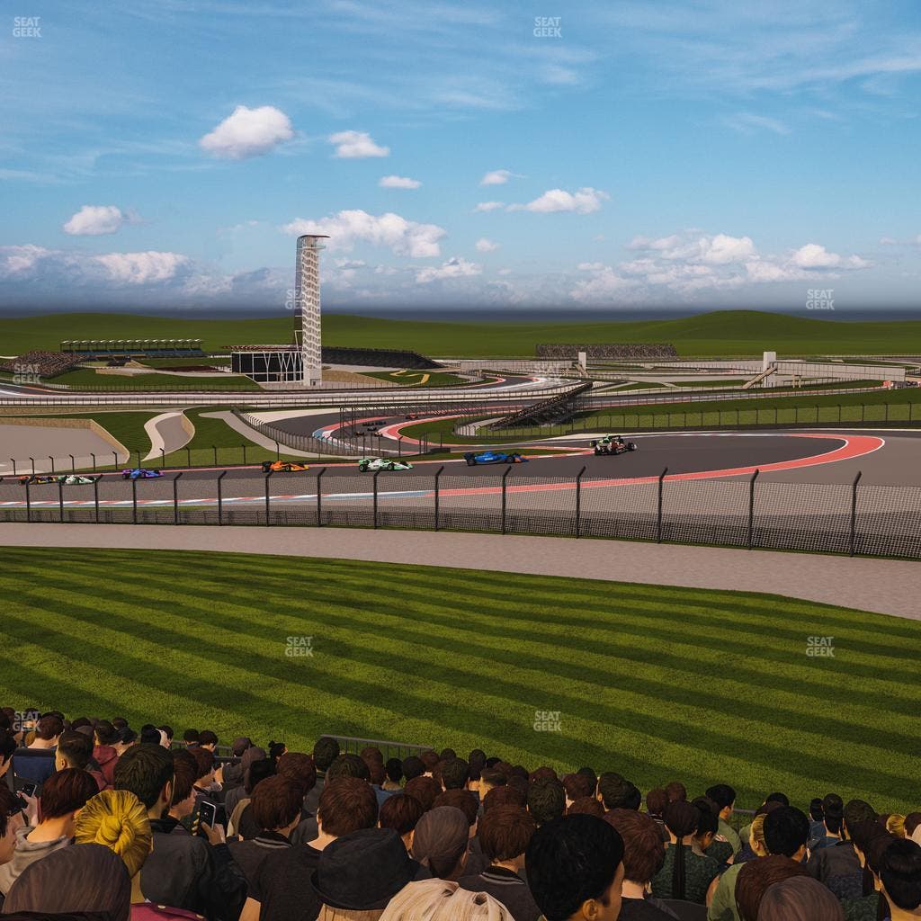 Circuit of The Americas - Section Turn 1 Grandstand 5 Seat View