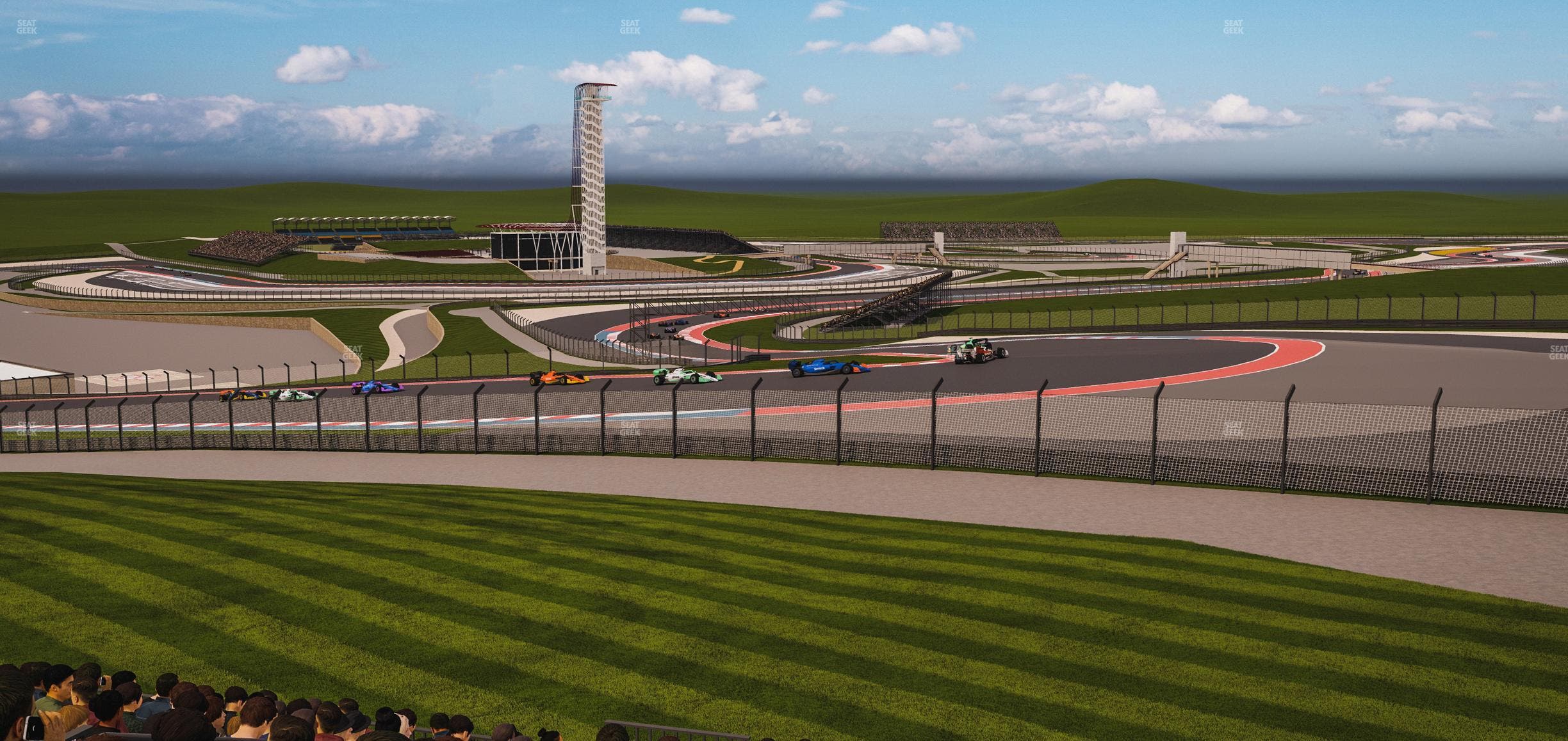 Circuit of The Americas - Section Turn 1 Grandstand 5 Seat View