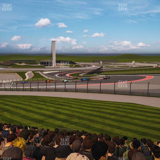 Circuit of The Americas - Section Turn 1 Grandstand 5 Seat View