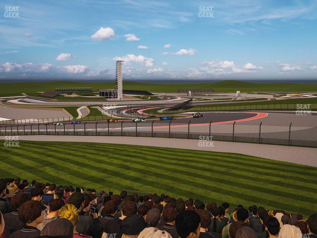 Circuit of The Americas - Section Turn 1 Grandstand 5 Seat View