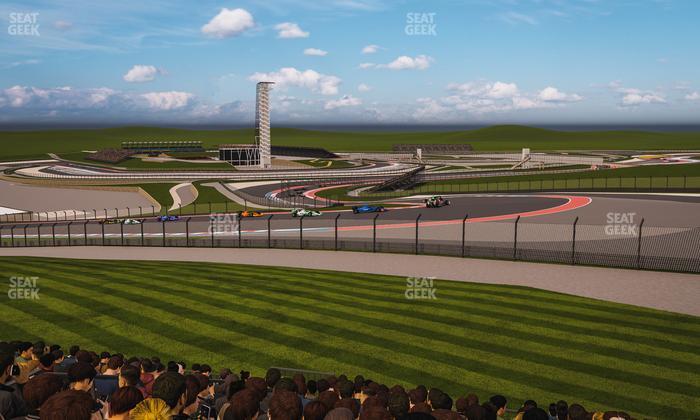Circuit of The Americas - Section Turn 1 Grandstand 5 Seat View