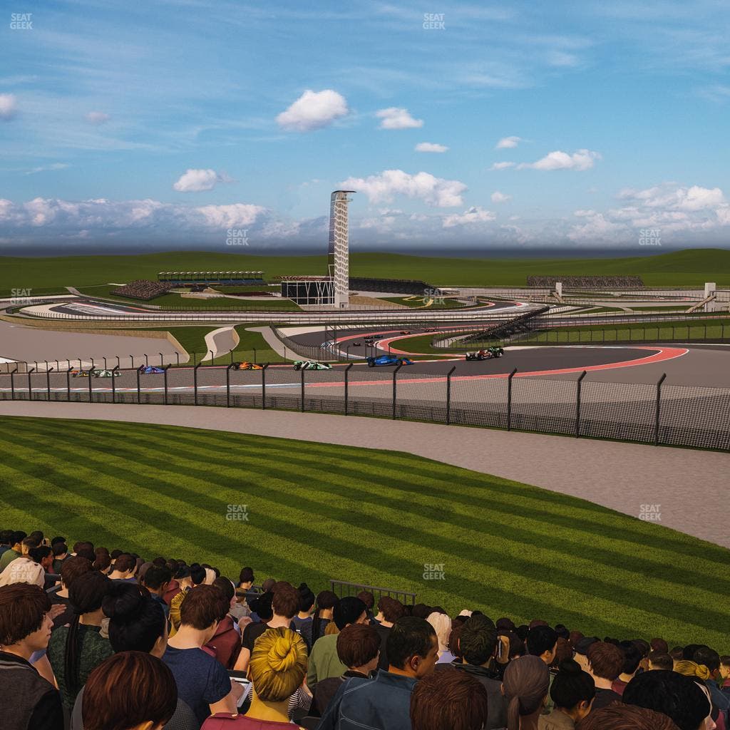 Circuit of The Americas - Section Turn 1 Grandstand 6 Seat View