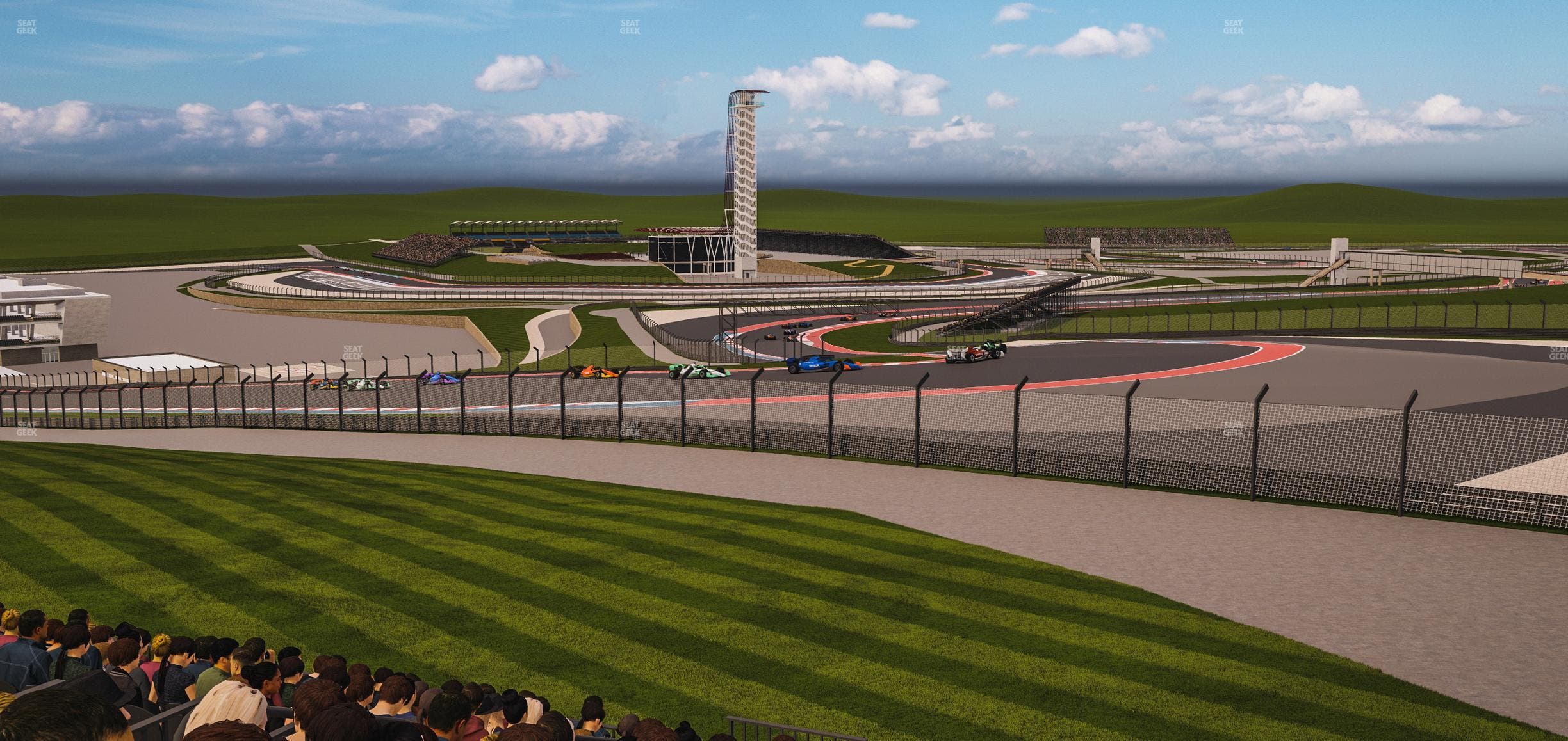 Circuit of The Americas - Section Turn 1 Grandstand 6 Seat View