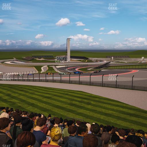 Circuit of The Americas - Section Turn 1 Grandstand 6 Seat View