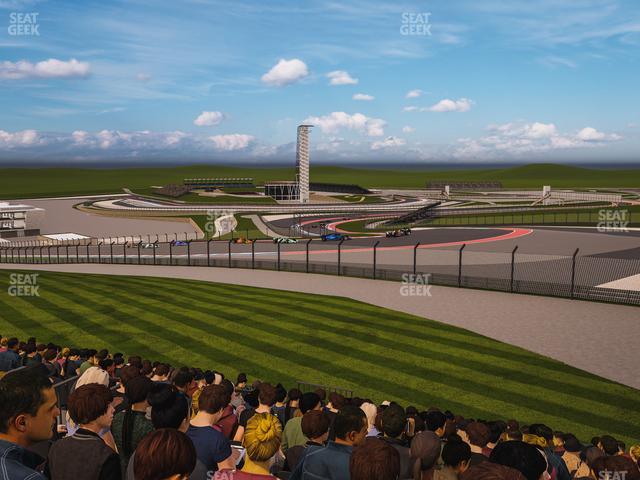 Circuit of The Americas - Section Turn 1 Grandstand 6 Seat View